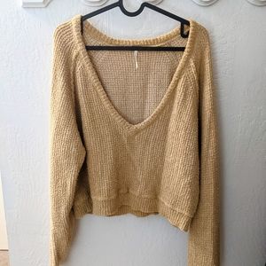 Free People Crop Sweater
